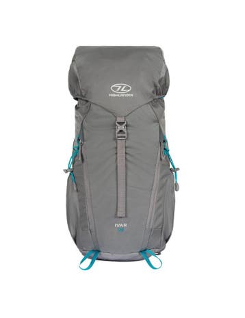 Highlander rugzak Ivar Haar Grey voor dames 25 liter - Grijs, Sieraden, Tassen en Uiterlijk, Verzenden, Nieuw, Trekking
