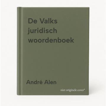 De Valks juridisch woordenboek - André Alen 9789050951487, Boeken, Verzenden, Gelezen, André Alen