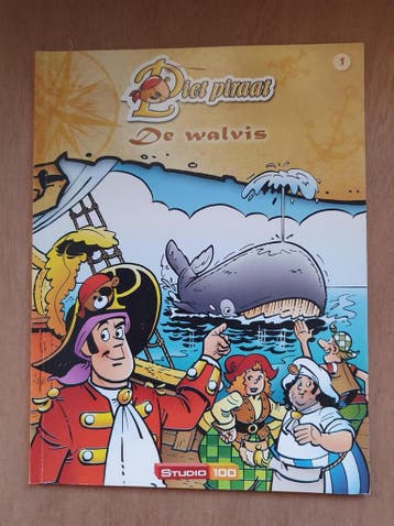 Piet piraat de walvis, Studio 100, Deel 1, paperback, Verzenden, Gelezen, Studio 100