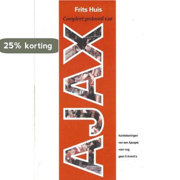 Compleet gestoord van Ajax - Frits Huis 8710206204646, Verzenden, Gelezen, Frits Huis
