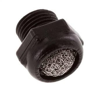 G1/8 PA Compact Pneumatische Geluiddemper 1.4301 Draadgaas, Verzenden, Nieuw