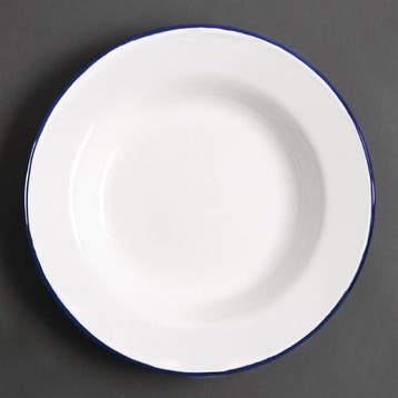 Emaille soepbord | 24,5Øcm | 6 stuks, Verzenden