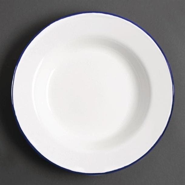 Emaille soepbord | 24,5Øcm | 6 stuks, Zakelijke goederen, Horeca | Overige, Verzenden