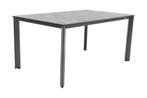 Kettler Edge tuintafel 160 x 95 cm. - HPL antraciet, Verzenden, Nieuw, Rond, Overige materialen