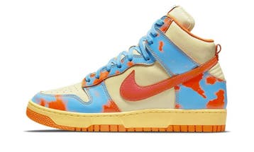 Nike Dunk High 1985 SP Orange Acid Wash, Nieuw