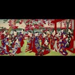 Ysh Chikanobu () – Zicht vanaf Ueno Kiyomizu richting