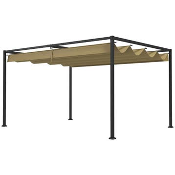 Pergola 3x2m Tuinpaviljoen, Terrasoverkapping Van Metaal, Tu, Verzenden