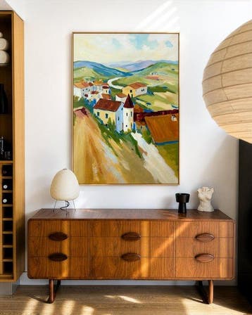 Ella Suárez - Pueblo en la montaña - XL (no reserve)