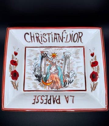 Dior - Christian Dior - Asbak - Porselein - Tarotkaarten, Antiek en Kunst