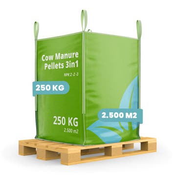 Koemestkorrels 3in1 (bigbag 250 kg - voor 2500 m2), Verzenden, Mest