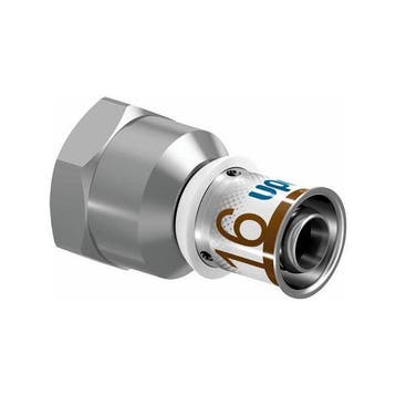 Uponor S-Press Plus perskoppeling 1/2 binnendraad x Ø16 sch, Verzenden, Nieuw