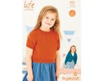 Breipatroon Stylecraft Life DK Meisjes Top en Vest 8904, Ophalen of Verzenden, Nieuw, Breien of Haken, Wol of Garen
