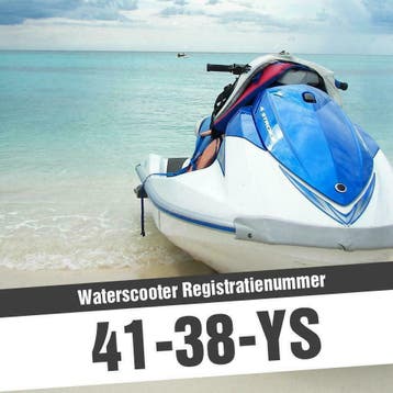 Registratienummer voor uw waterscooter, Watersport en Boten, Verzenden, Nieuw, Onderhoud en Reparatie