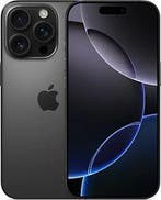 Apple iPhone 16 Pro 128GB zwart titanium, Verzenden, Zwart, Zo goed als nieuw, Zonder simlock