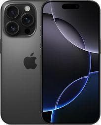 Apple iPhone 16 Pro 128GB zwart titanium, Verzenden, Zwart, Zo goed als nieuw, Zonder simlock
