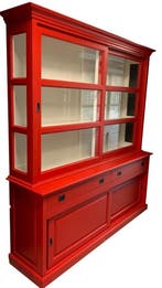 Buffetkast rood Bussum 200cm, Ophalen of Verzenden, Nieuw