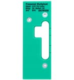 247WOOD Freesmal sluitplaat 127x23 links, Doe-het-zelf en Verbouw, Verzenden, Nieuw