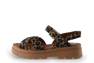 Manfield Sandalen in maat 37 Beige, Verzenden, Beige, Sandalen of Muiltjes, Zo goed als nieuw