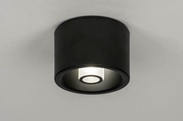 Rietveld Plafondlampen - Zwart - Metaal, Verzenden, Nieuw