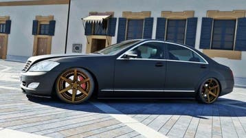 Zijskirts Mercedes S-Klasse W221 Maxton Design glans zwart, Ophalen of Verzenden, Nieuw