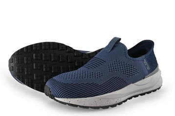 Skechers Instappers in maat 40 Blauw, Kleding | Heren, Overige typen, Zo goed als nieuw, Skechers, Verzenden
