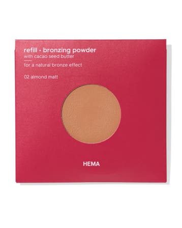 HEMA Navulling bronzer 02 almond matt, Verzenden, Nieuw
