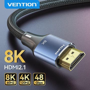 Vention HDMI 2.1 Kabel 8K 60Hz 4K 120Hz 48Gbps voor PS5, Dol, Verzenden, Nieuw