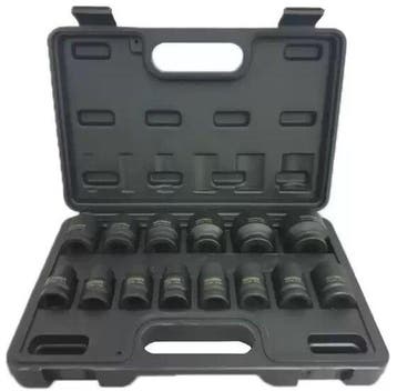 Krachtdoppen set 1/2 aansluiting 10-32 mm, Auto diversen, Verzenden, Nieuw