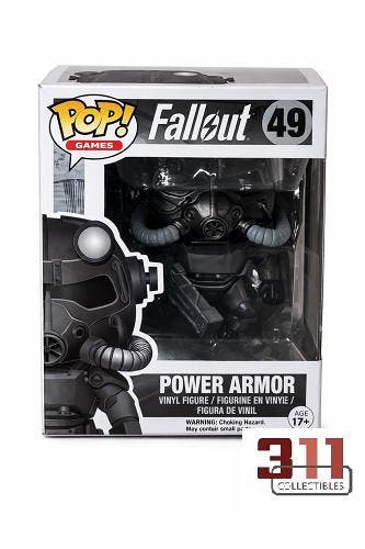 Funko - POP! - Games - Fallout - Power Armor #49 (Black,, Verzenden, Nieuw