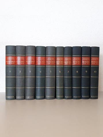 Winston Churchill - Memoires 1939-1945 (10 delen compleet) -