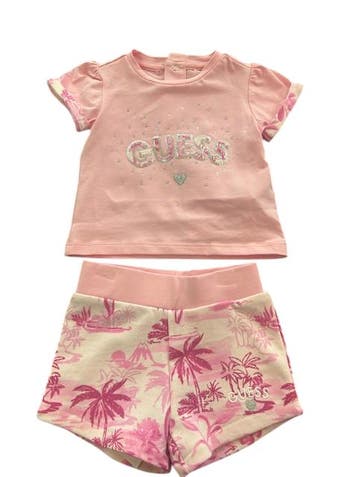 Guess baby t-shirt en shorts set Eco - 62 (2-4 maanden) /, Kinderen en Baby's, Ophalen of Verzenden, Nieuw