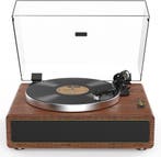 Retro Platenspeler Geel-Bruin | Tweedekansje | OP=OP, Overige merken, Nieuw, Ophalen of Verzenden, USB-aansluiting