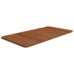 vidaXL Wastafelblad 80x40x1,5 cm behandeld massief hout, Verzenden, Nieuw, Blauw