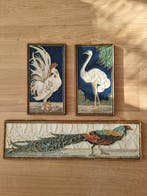Tegel (3) - Cloisonne siertegels met vogels - De Porceleyne