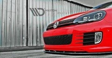 Voorspoiler VW Golf 6 GTI 35TH Glans Zwart, Ophalen of Verzenden, Nieuw