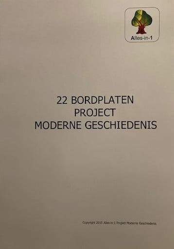 Alles-in-1 Bordplaten A3 Project Moderne Geschiedenis (per g, Verzenden, Nieuw
