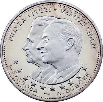 Tsjecho-Slowakije. Socialist Republic. Medal 1968 / Medallic