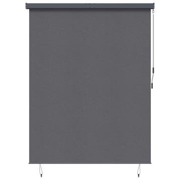 vidaXL Rolgordijn Antracietkleurig 200 x 250 cm Stof en, Verzenden, Nieuw