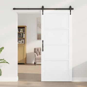 vidaXL Binnendeur 86 x 198,5 cm Multiplex Wit, Verzenden, Nieuw