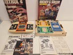 LCD Game - Coleco - Total Control 4 - System + 4 Games, Spelcomputers en Games, Spelcomputers | Overige, Verzenden, Gebruikt