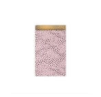 5x cadeauzakje1 Flocks roze/ zwart/Goud 12x19cm, Ophalen of Verzenden, Nieuw, Cadeauzakje