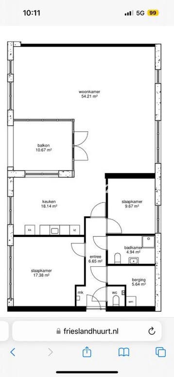 Woningruil - Raadhuisplein 202 - 4 kamers en Friesland, Huizen en Kamers, Friesland