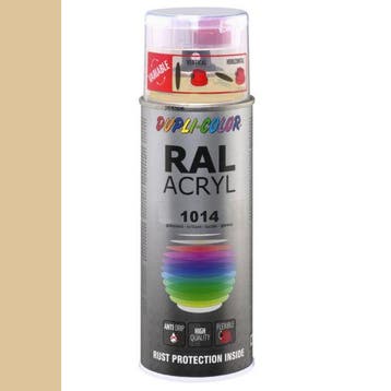 Dupli-Color Ral Acryl Ral 1014 Ivoor Hoogglans 400 ml, Ophalen of Verzenden, Nieuw