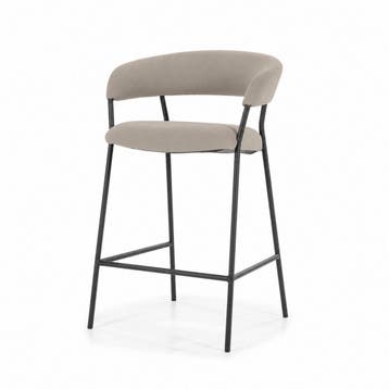 Barstoel Luka - Taupe Copenhagen - 95786 - barkruk/stoel..., Nieuw, Stof