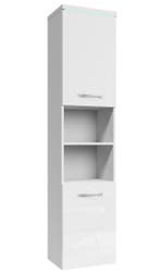 Badkamerkast Paso 35 x 35 x 160 cm Wit Kolomkast, Verzenden, Nieuw, (Half)hoge kast