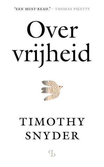 Over Vrijheid | Timothy Snyder | Nieuw, Ophalen of Verzenden, Nieuw, Timothy Snyder