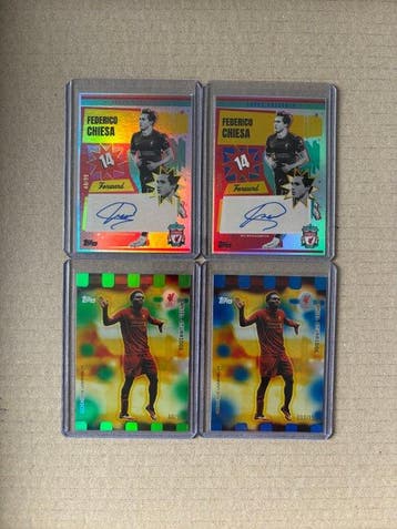 Topps Federico Chiesa /99 Gesigneerde kaart, Parallel card,, Nieuw
