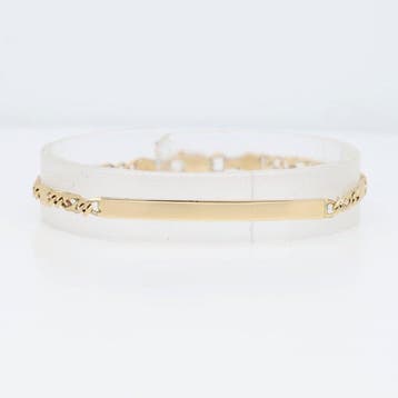 Armband - 14 karaat Geel goud, Sieraden, Tassen en Uiterlijk, Armbanden, Nieuw