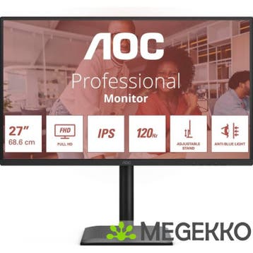 AOC Professional 27E4U 27  Full HD 120Hz IPS Monitor, Verzenden, Nieuw, AOC
