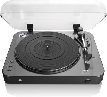 Lenco Platenspeler met Bluetooth - LBT-120BK - Zwart, Verzenden, Zo goed als nieuw